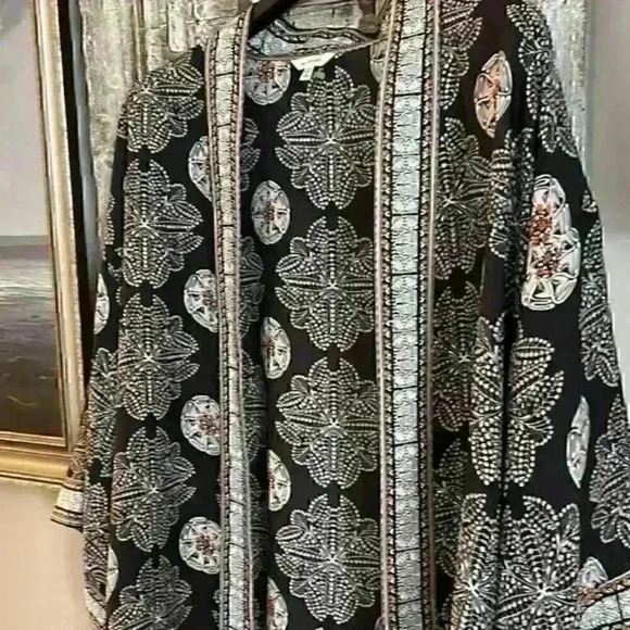 Max  Studio New‎ Kimono jacket medium boho 🌸🌻🌷 - Picture 2 of 4